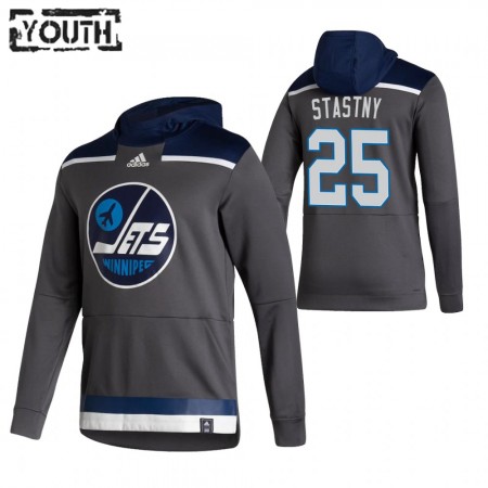 Kinder Eishockey Winnipeg Jets Paul Stastny 25 2020-21 Reverse Retro Pullover Hooded Sweatshirt